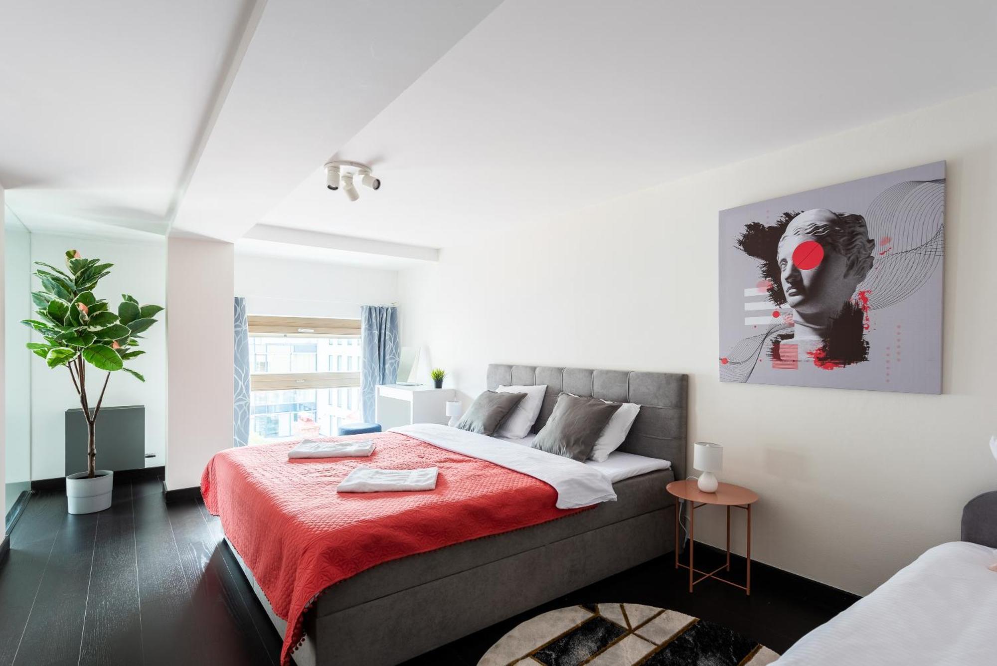 Apartments With Large Balcony, Parking Praga Exterior foto
